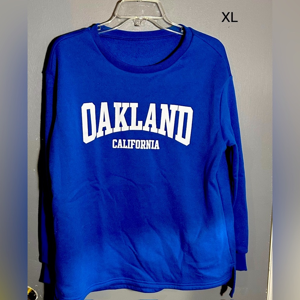 Blue Oakland California Sweatshirt